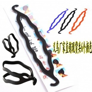 其他美发产品-义乌市发美饰品厂家直销 多功能花样塑料盘发器花式 双钩盘发器-其他